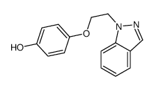 4-(2-indazol-1-ylethoxy)phenol Structure