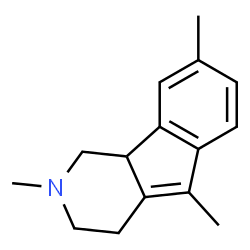1H-Indeno[1,2-c]pyridine,2,3,4,9b-tetrahydro-2,5,8-trimethyl-(8CI) Structure