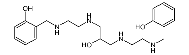 2-[[2-[[2-hydroxy-3-[2-[(2-hydroxyphenyl)methylamino]ethylamino]propyl]amino]ethylamino]methyl]phenol Structure