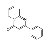 4(3H)-Pyrimidinone,2-methyl-6-phenyl-3-(2-propenyl)-(9CI)结构式
