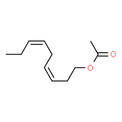 (Z,Z)-3,6-nonadien-1-yl acetate Structure