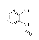 5-formamido-4-(methylamino)pyrimidine结构式