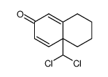 4a-dichloromethyl-5,6,7,8-tetrahydro-4aH-naphthalen-2-one结构式
