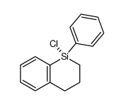 (SiS)-1-chloro-1-phenyl-1-sila-1,2,3,4-tetrahydronaphthalene结构式