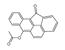 11-oxo-11H-cyclopenta[pqr]tetraphen-6-yl acetate结构式