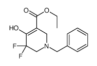 1-Benzyl-5,5-Difluoro-4-Oxo-Piperidine-3-Carboxylic Acid Ethyl Ester Structure