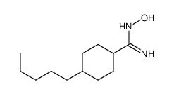 N'-hydroxy-4-pentylcyclohexane-1-carboximidamide Structure