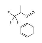 1,1,1-trifluoropropan-2-ylsulfinylbenzene结构式