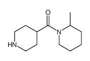 2-methyl-1-(piperidin-4-ylcarbonyl)piperidine structure