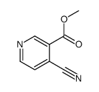 methyl 4-cyanopyridine-3-carboxylate structure