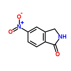 5-Nitroisoindolin-1-one Structure