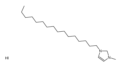 1-hexadecyl-3-methyl-1,2-dihydroimidazol-1-ium,iodide结构式