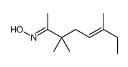 N-(3,3,6-trimethyloct-5-en-2-ylidene)hydroxylamine结构式