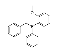 benzyl-(2-methoxyphenyl)-phenylphosphane结构式