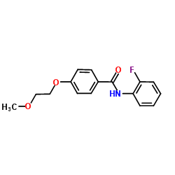 N-(2-Fluorophenyl)-4-(2-methoxyethoxy)benzamide Structure