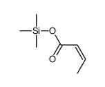 trimethylsilyl but-2-enoate Structure