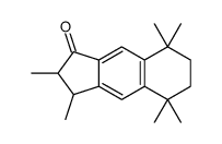1,2,5,5,8,8-hexamethyl-1,2,6,7-tetrahydrocyclopenta[b]naphthalen-3-one结构式
