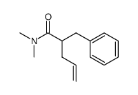 N,N-dimethyl-2-benzyl-4-pentenamide结构式