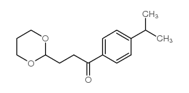 3-(1,3-DIOXAN-2-YL)-4'-ISOPROPYLPROPIOPHENONE结构式