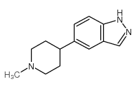 5-(1-甲基哌啶-4-基)-1h-吲唑结构式