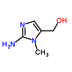 (2-Amino-1-methyl-1H-imidazol-5-yl)methanol structure