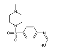 N-[4-(4-methylpiperazin-1-yl)sulfonylphenyl]acetamide Structure