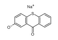 sodium salt of 2-hydroxythioxanthone结构式