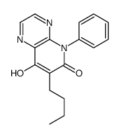 7-butyl-8-hydroxy-5-phenylpyrido[2,3-b]pyrazin-6-one Structure