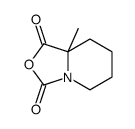 8a-methyl-5,6,7,8-tetrahydro-[1,3]oxazolo[3,4-a]pyridine-1,3-dione结构式