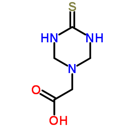 (4-THIOXO-[1,3,5]TRIAZINAN-1-YL)-ACETIC ACID Structure