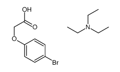 2-(4-bromophenoxy)acetic acid,N,N-diethylethanamine Structure