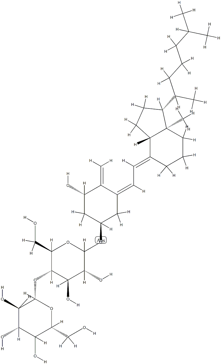 1-hydroxyvitamin D3-cellobioside结构式
