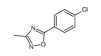 5-(4-chlorophenyl)-3-methyl-1,2,4-oxadiazole Structure