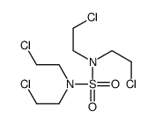 N-[bis(2-chloroethyl)sulfamoyl]-2-chloro-N-(2-chloroethyl)ethanamine Structure