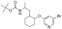 [2-(5-BroMo-pyridin-3-yloxy)-1-cyclohexylMethyl-ethyl]-carbaMic acid tert-butyl ester Structure