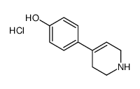 4-(1,2,3,6-四氢吡啶-4-基)苯酚结构式