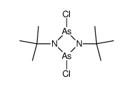 1,3-di-tert-butyl-2,4-dichloro-1,3,2,4-diazadiarsetidine Structure