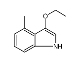 1H-Indole, 3-ethoxy-4-methyl Structure