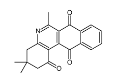 3,3,6-trimethyl-2,4-dihydrobenzo[j]phenanthridine-1,7,12-trione结构式