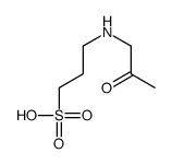 3-(2-oxopropylamino)propane-1-sulfonic acid结构式