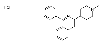 3-(1-methylpiperidin-4-yl)-1-phenylisoquinoline,hydrochloride Structure