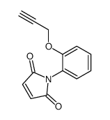 1-(2-prop-2-ynoxyphenyl)pyrrole-2,5-dione Structure