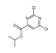 propan-2-yl 2,6-dichloropyrimidine-4-carboxylate结构式