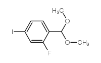 1-(Dimethoxymethyl)-2-fluoro-4-iodobenzene Structure