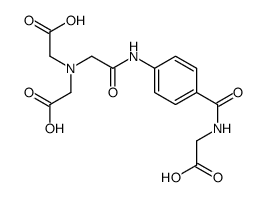 4-((bis(carboxymethyl)aminomethyl)carbamino)hippuric acid Structure