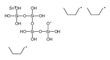 7-[(tributylstannyl)oxy]-tetrasiloxane-1,1,1,3,3,5,5,7,7-nonol structure