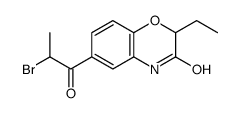 6-(2-bromopropanoyl)-2-ethyl-4H-1,4-benzoxazin-3-one Structure