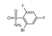 2-bromo-4,6-difluorobenzenesulfonamide结构式