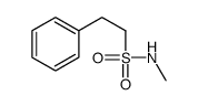 N-methyl-2-phenylethanesulfonamide结构式