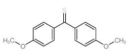 Methanethione,bis(4-methoxyphenyl)-结构式